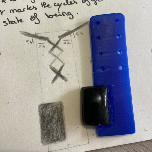 Onyx Corset - necklace