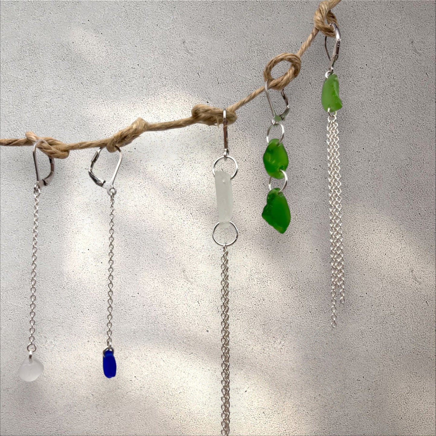 Sea Duet earring close-up detail