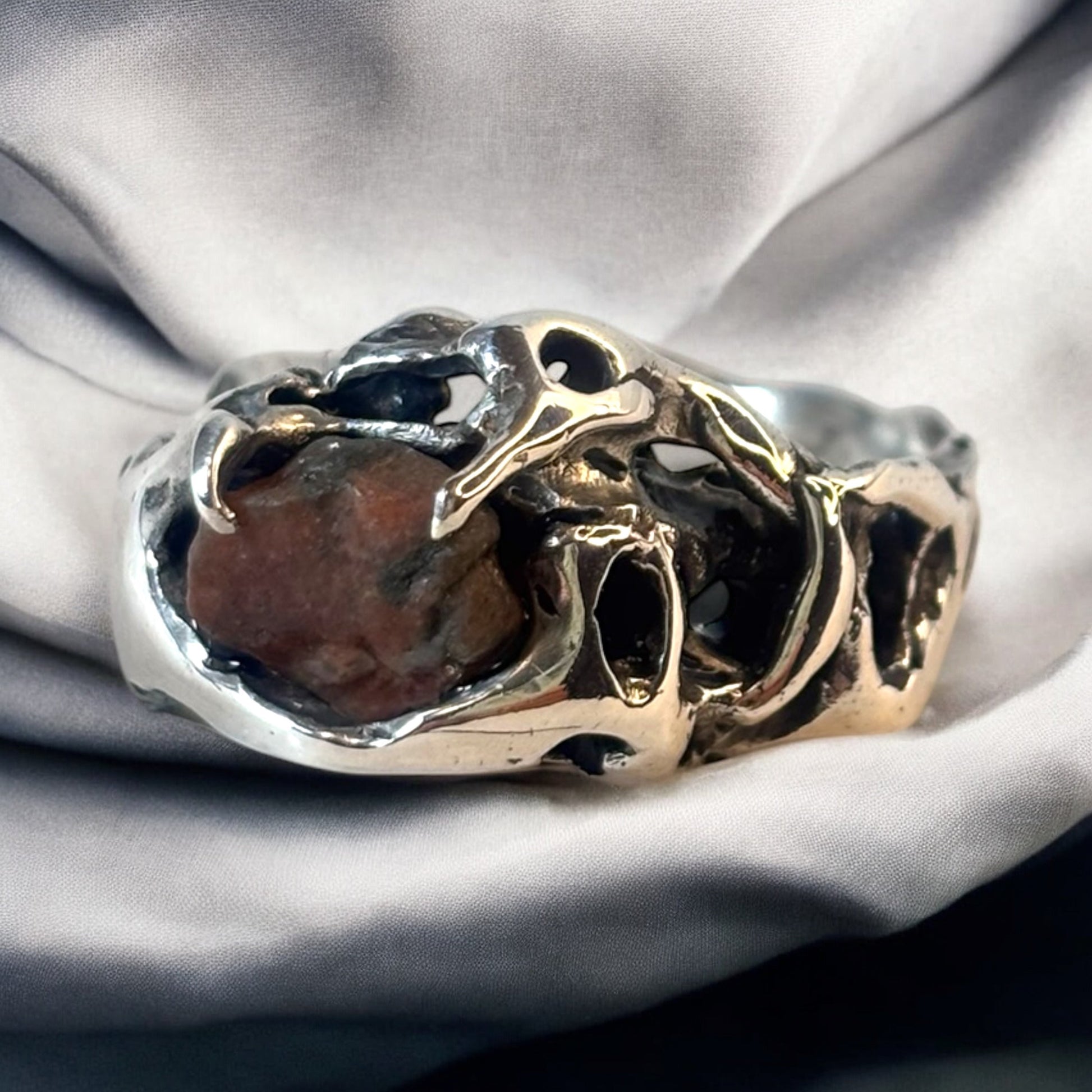Clessidera ring shown from a different angle