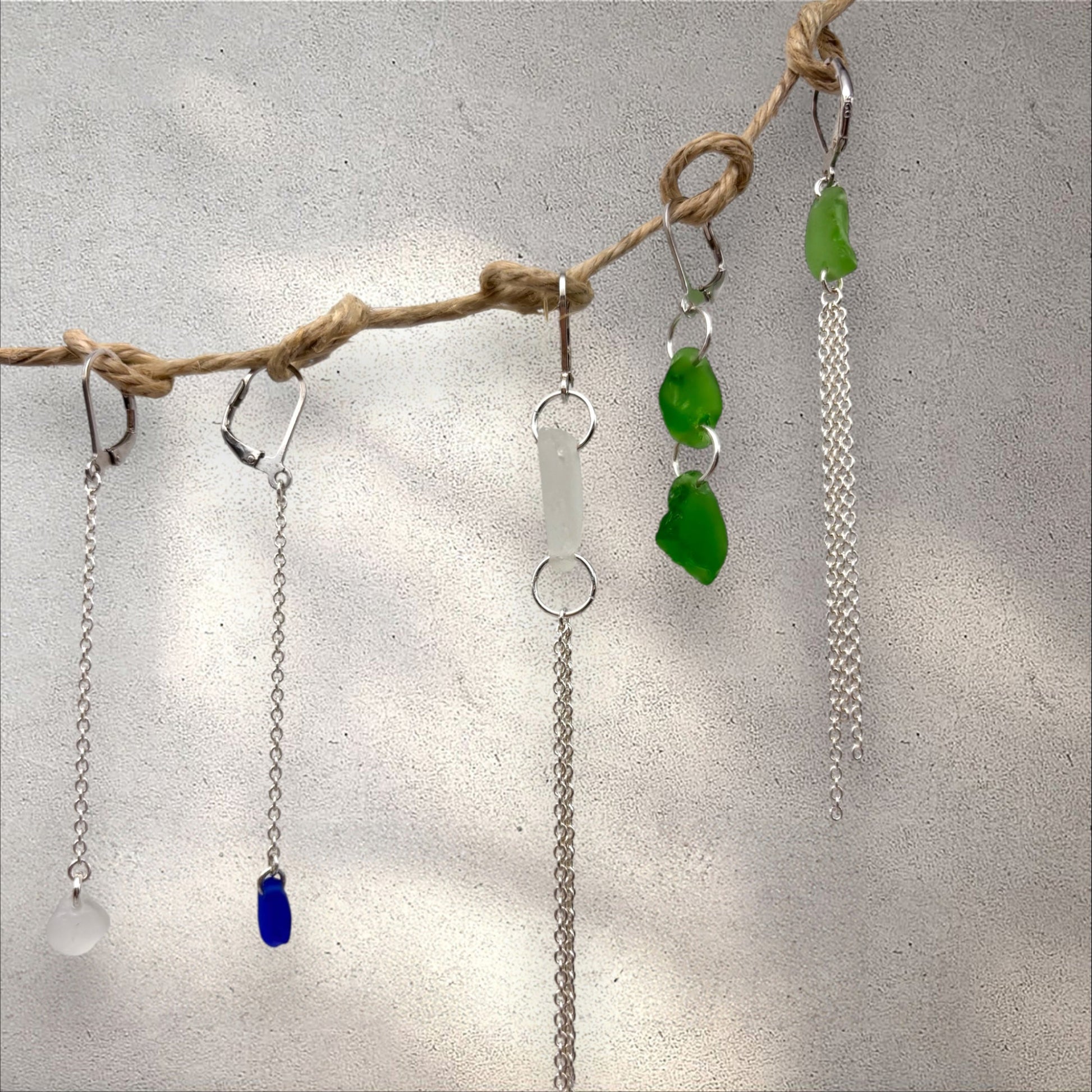 Sea Duet earring close-up detail